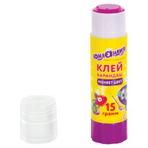 Клей-карандаш  Юнландия 15 г. хамелеон арт...